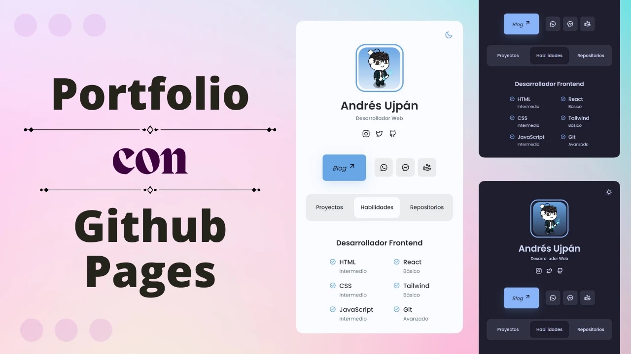 Cómo crear un portfolio con GitHub Pages